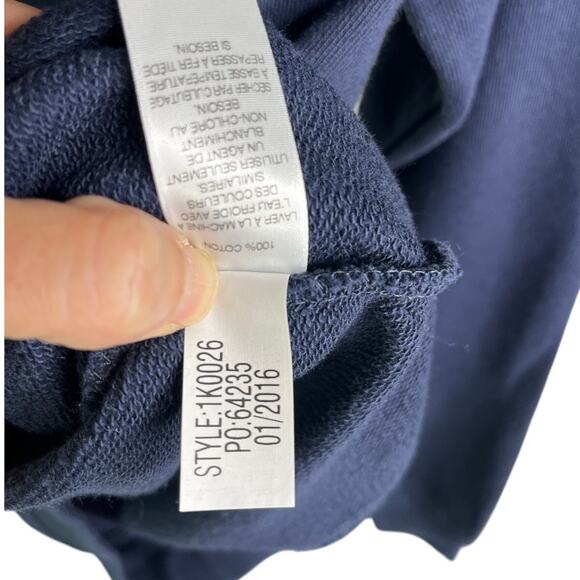 Vineyard Vines Sweatshirt Mens XS Navy Blue Turtle Neck Half Zip Classic Preppy - Picture 9 of 11